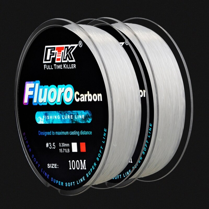20M-100M Non Transparent ligne de pêche forte fluorocarbone Nylon lignes de pêche fil loisirs de plein air outil de pêche