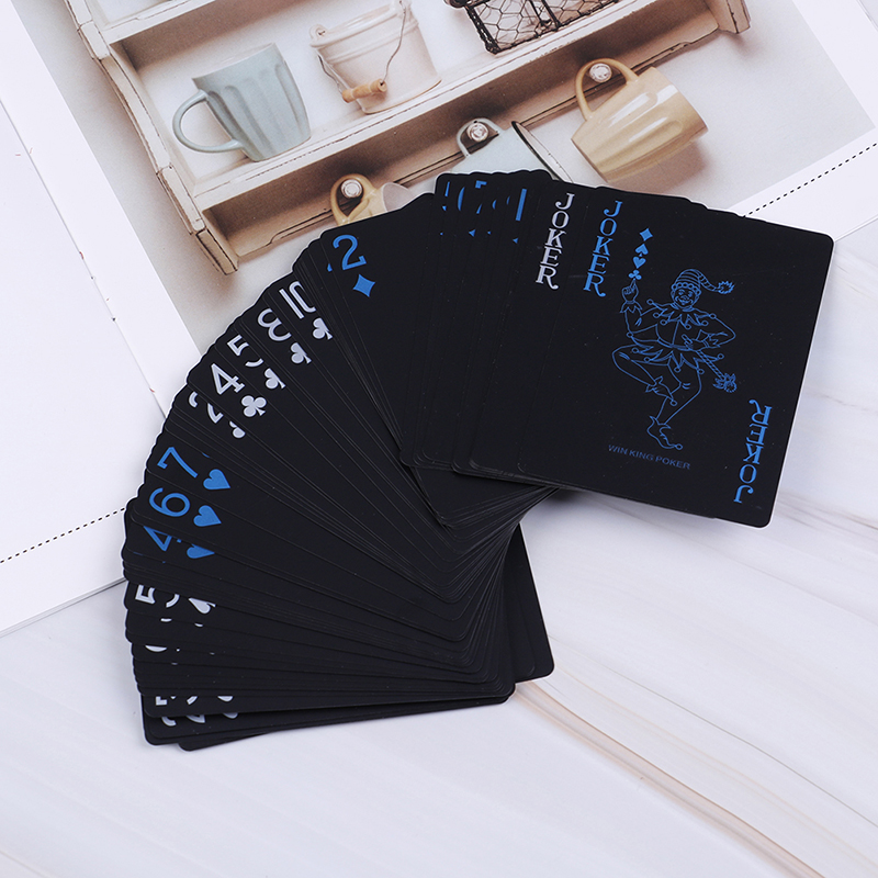 Waterdichte PVC Plastic Speelkaarten Set Trend 54 stuks Deck Poker Klassieke Goocheltrucs Tool Magic Box-verpakt