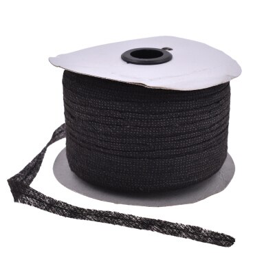 100m Kreukelzones Enkelzijdig Zelfklevende Interlining Doek Tape niet-geweven Stof Voor DIY Naaien Voering Levert: black