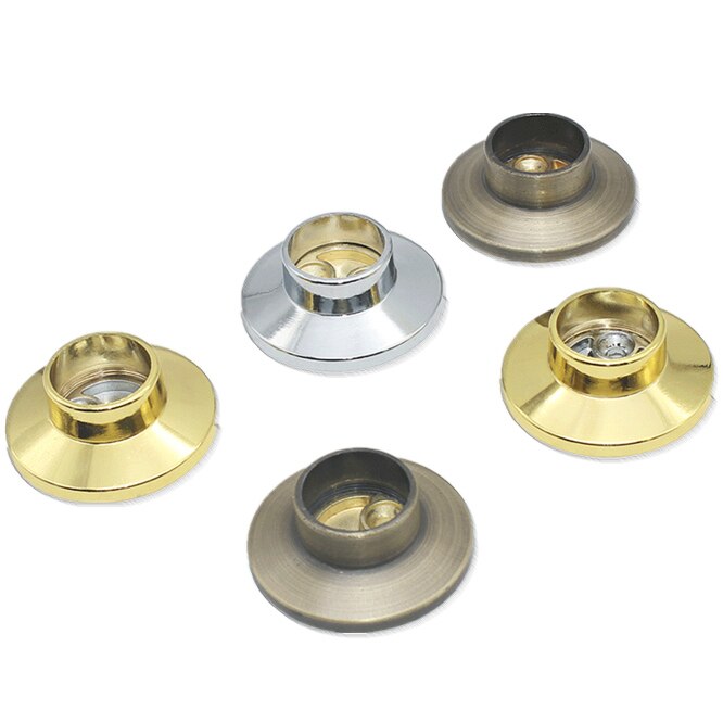 2pcs Zinc Alloy pipe bracket 25mm Dia Tube support Flange Seat for Wardrobe Hanging Rail Rod Pole Socket End Holder Hardware