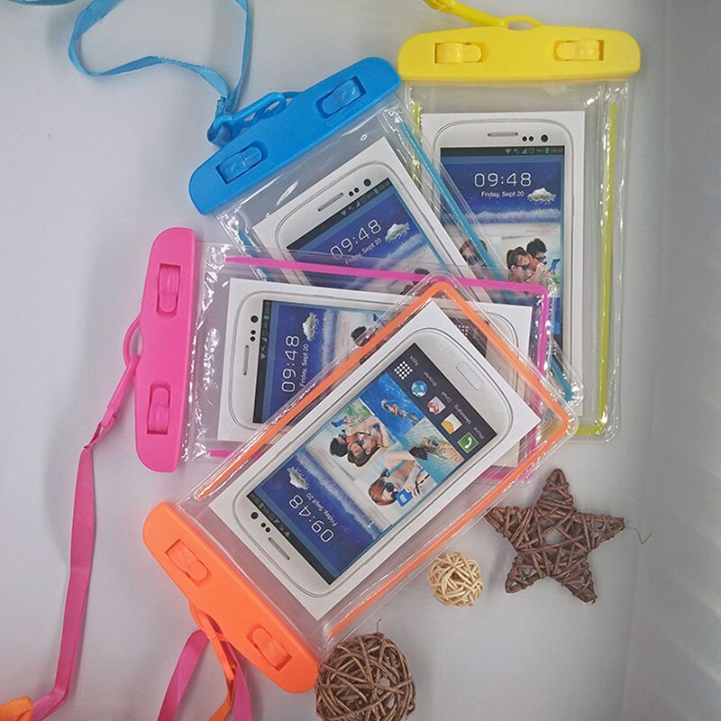 L'été Lumineux Pochette Étanche Natation Gadget Plage Sac Étanche Housse De Téléphone Camping Ski Pour Le Téléphone Portable