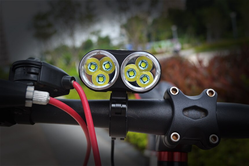 10000 lumen vandtæt 6* xm-l  t6 led cykel lys cykel lys lampe