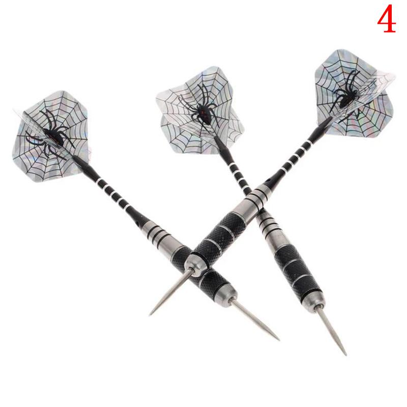 Freccette professionali dell&#39;ago dell&#39;acciaio del tungsteno di 3 pz/set 22g freccette con i voli E0w6 degli alberi del dardo di punta di sport: 4