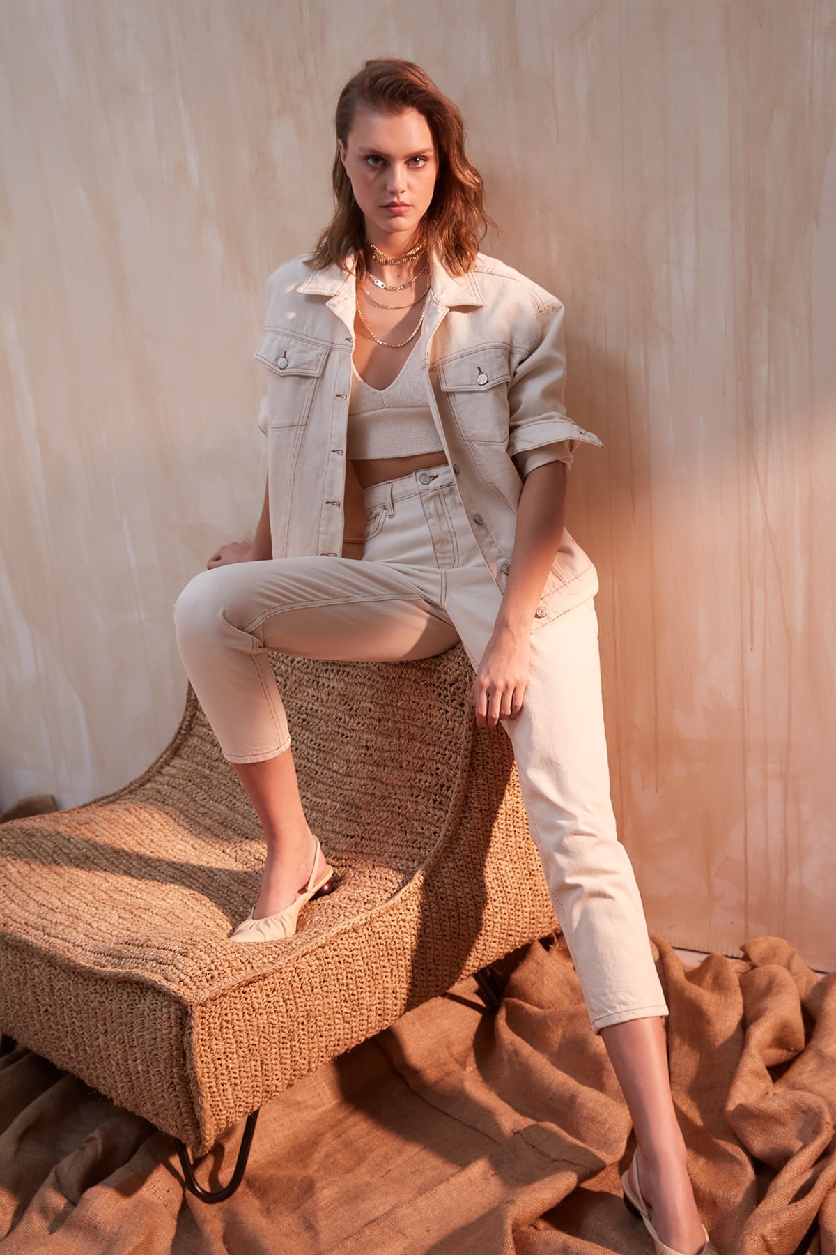 Trendyol Hoge Bel Mom Jeans TWOSS20JE0200: 34