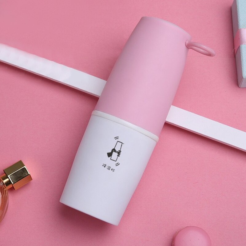304 stainless steel 55 degree cup fast cooling thermos mug: High-end pink