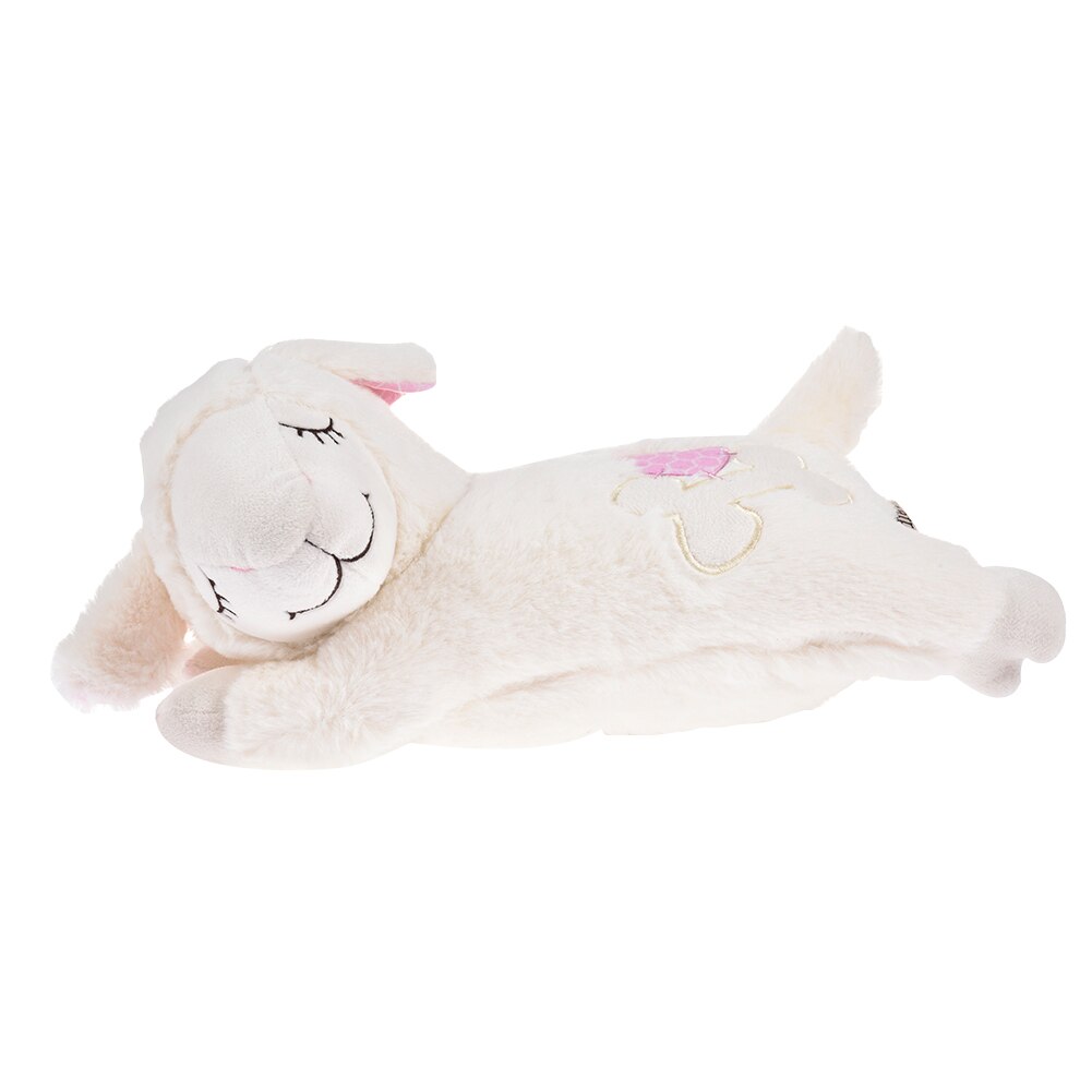 Dog Plush Toy Puppy Behavioral Training Aid Heartbeat Toy For Dogs Cats Separation Anxiety Smart Cat Dog Toys Pet Supplies: White