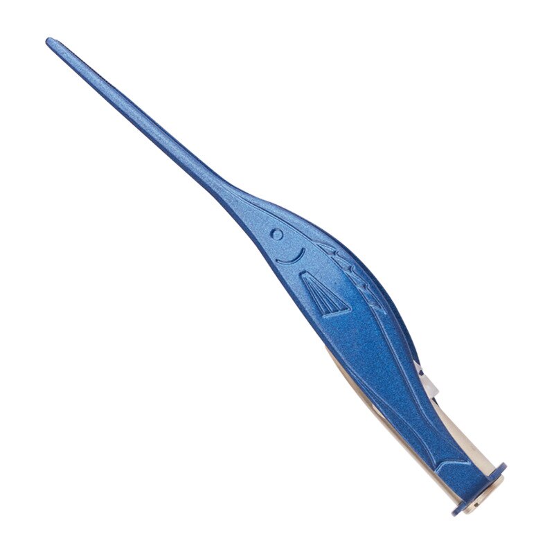 Cure-oreille lumineux LED, nettoyeur de cire d'oreille pour enfants, boucle d'oreille pour bébé, ensemble d'outils avec visualisation de la lumière: Bleu