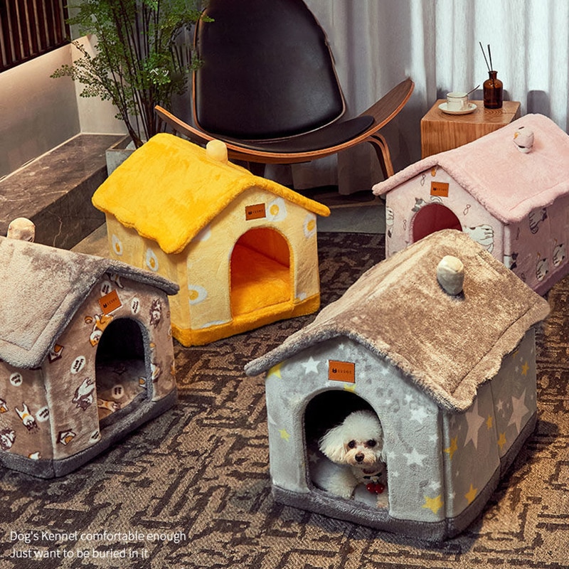 niche pliable et chaude pour animaux de compagnie, niche pour chiens et chats de petite et moyenne taille, niche pour Chihuahua, produits pour animaux de compagnie