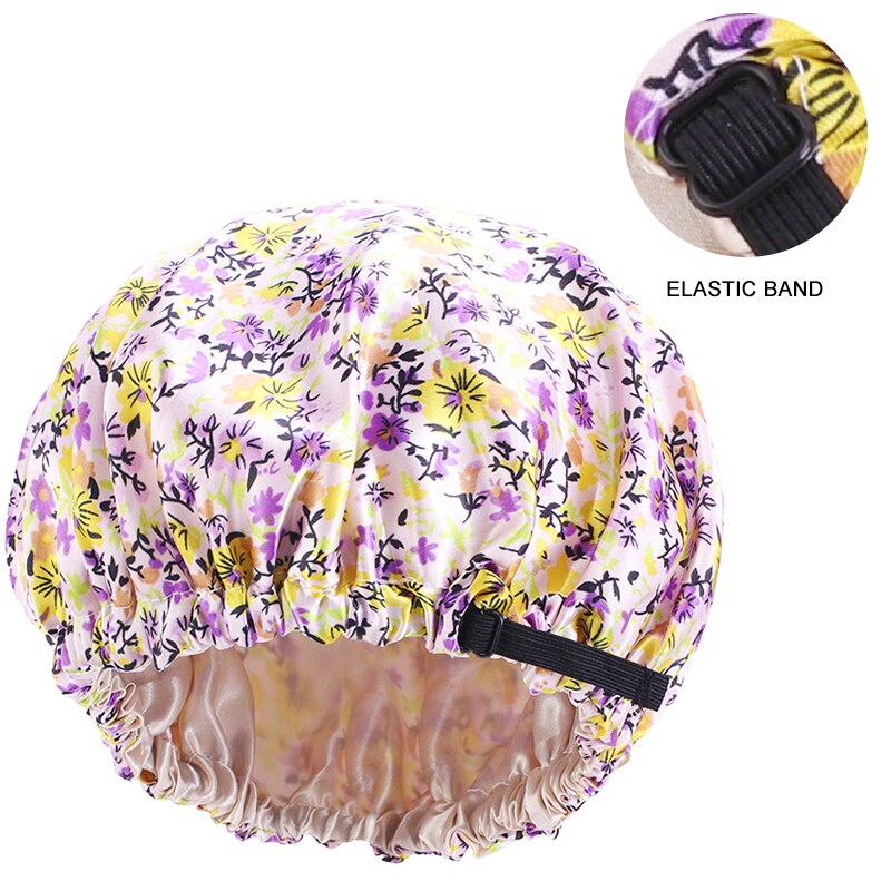 Bonnet de nuit en Satin pour bébé, casquette de nuit, Turban, soyeux et ajustable, Double couche, couvre-chef pour enfants: Style 7