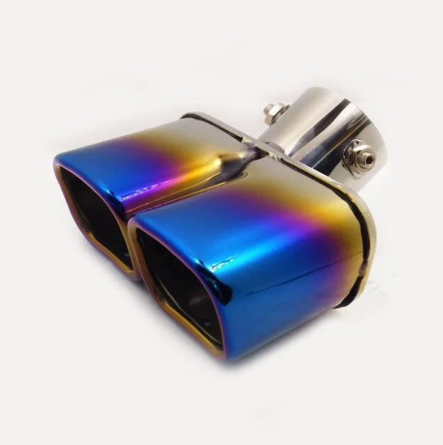 For Peugeot 408 car cover muffler exterior back end pipe dedicate exhaust tip tail outlet ornament vent 1pcs: B0013Ba63