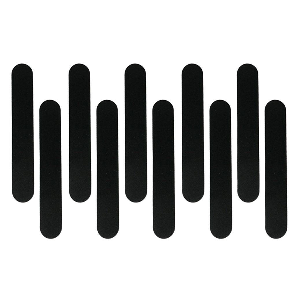 10 Pack Hat Sweat Guard Bands Liner Protector Cap Talla Cinta Reductor De Tamaño Gorras Sombreros Accesorios (Negro)