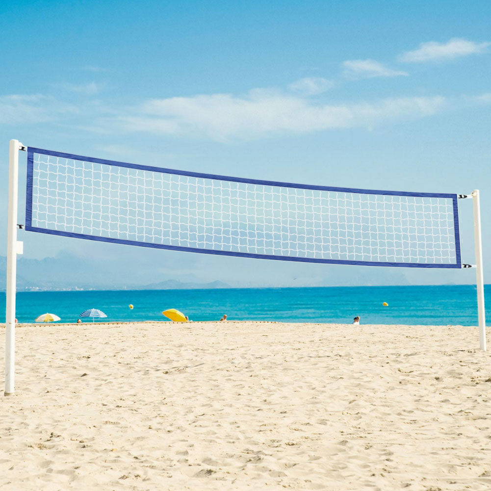15ftx3ft Volleybalnet met draagtas Zwembadvolleybal Vervangingsnet Verstelbaar draagbaar volleybalnet voor zomerfeest