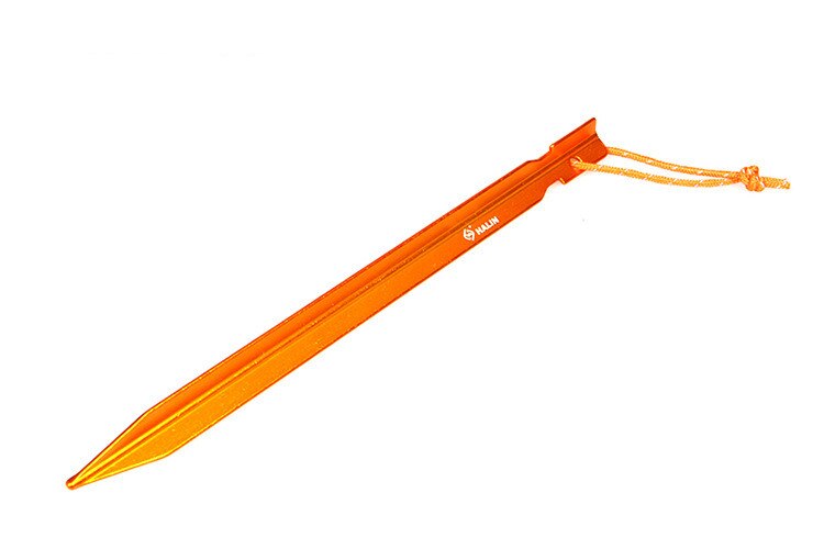Szpilki do Namiotu Aluminiowe 18CM - 2 szt. - Lekkie i Mocne do Sprzętu Kempingowego