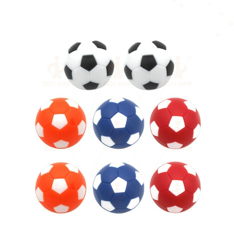 8 stks/set Producten voor kinderen Desktop Voetbal Tafelvoetbal Tafel Plastic Accessoires 36mm Tafelvoetbal Vier Kleuren