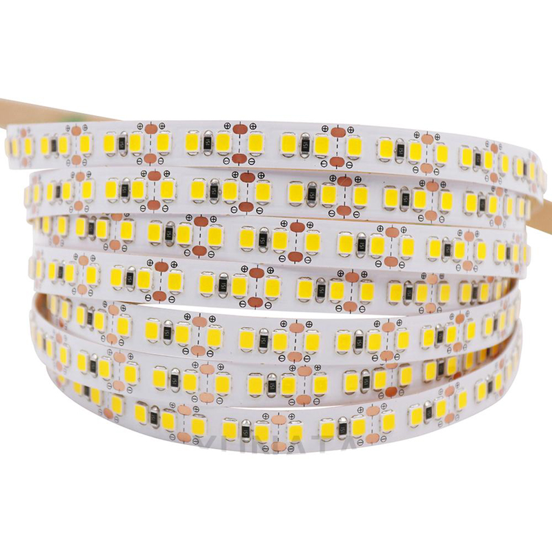 480 LEDs/m SMD 2835 LED-Streifen 24 V 12 V 5 m 2400 LEDs zweireihig flexibler LED-Streifen 1200 LEDs 900 LEDs Bandband Projektbeleuchtung: Warmes Weiß / verrotten / 0-5W