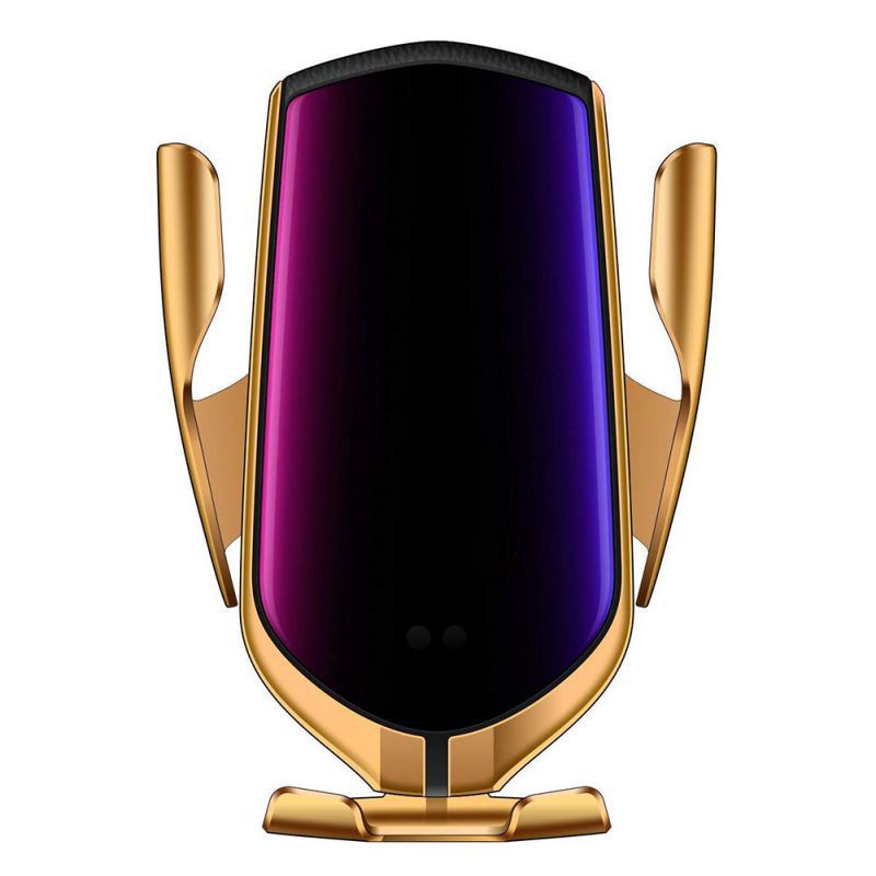 Car Phone Holder 1PCS Automatic Clamping Smart IR Sensor Car Mount Phone Wireless Charger Holder: 5