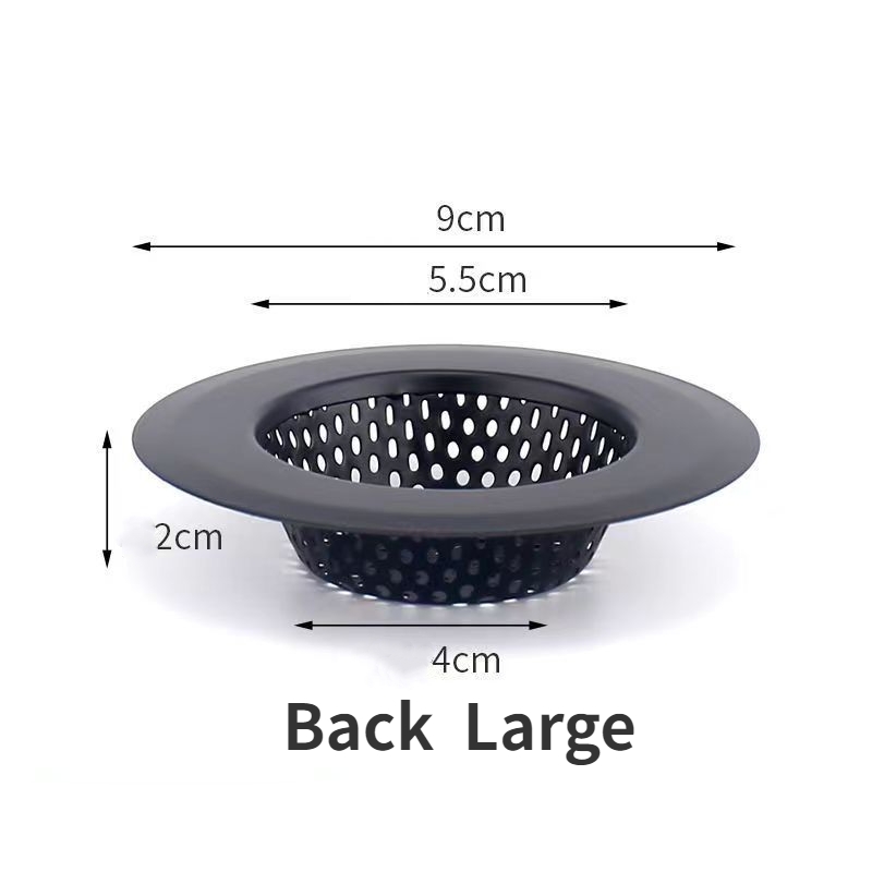Stainless Steel Sink Filter Mesh Shower Floor Drain Hair Catcher Stopper Food Slag Drainer for Kitchen Bathroom Accessories: Light Grey