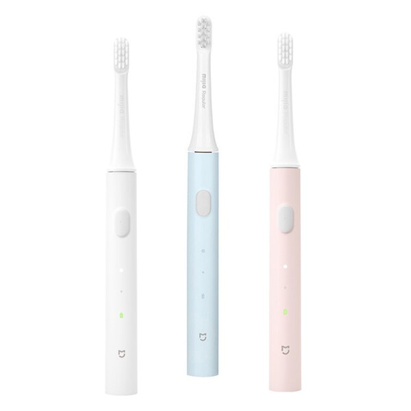 Xiaomi Mijia T100 Sonic Elektrische Tandenborstel Draadloze Usb Oplaadbare Tandenborstel Waterdichte Ultrasone Automatische Tandenborstel: 1 pink 1 white 1blue
