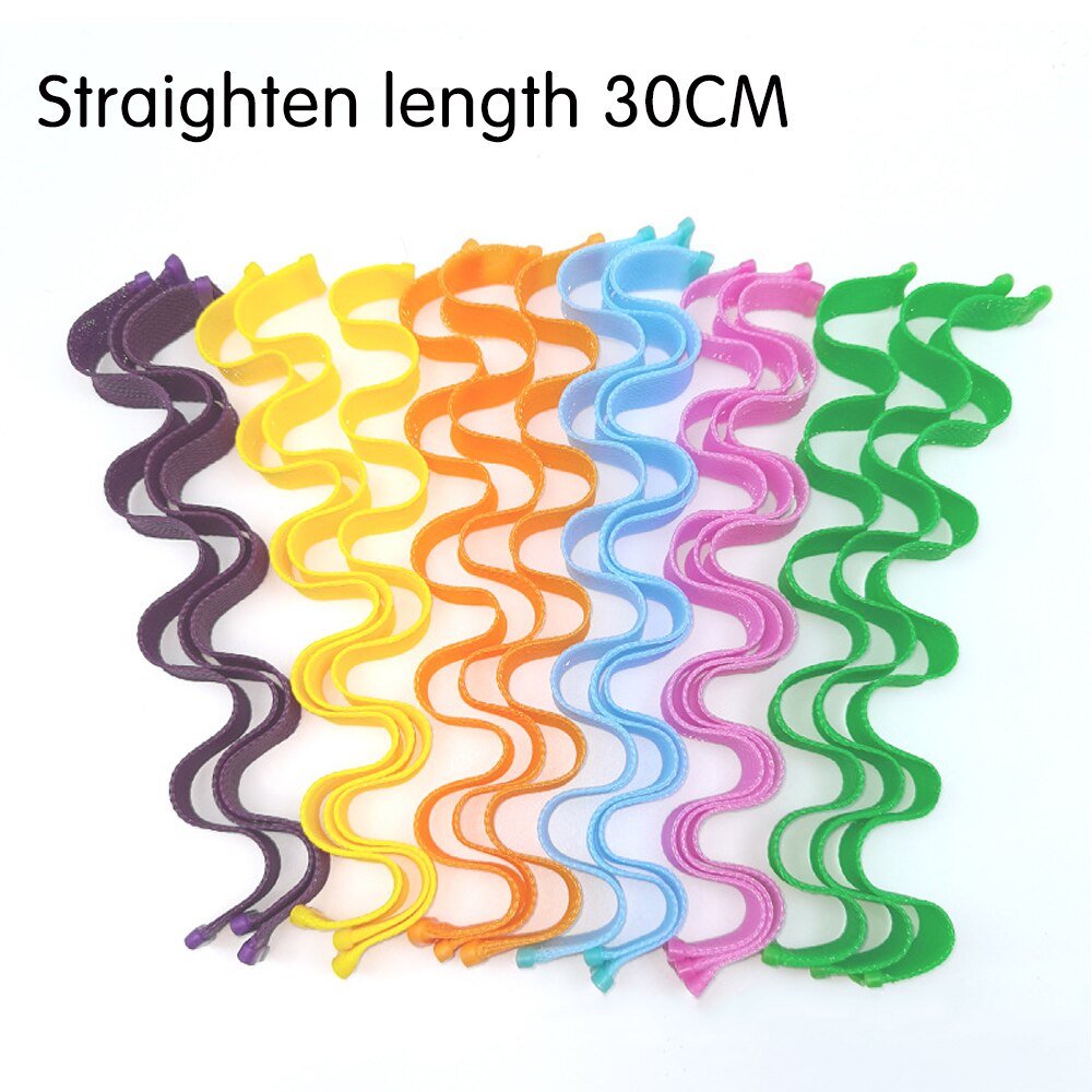 12PCS Hair Roller Magic Curler Loop DIY Portable Hairstyle Rollers Sticks Wave Formers Heatless Hair Curler Curling Hair Tools