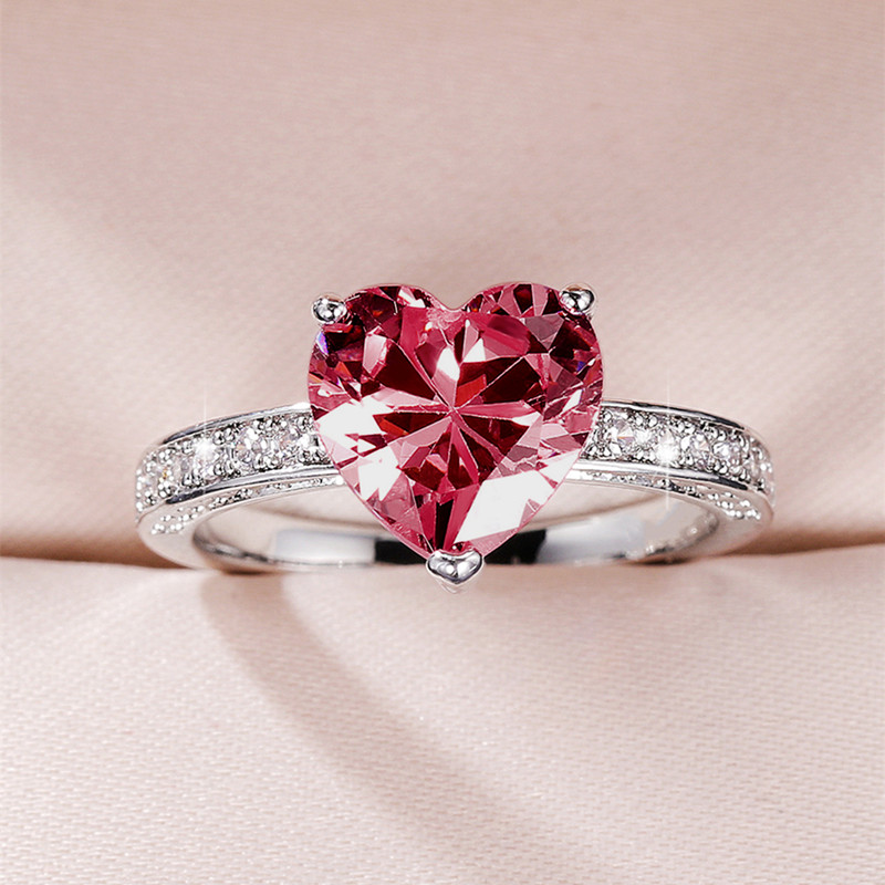 Huitan – bagues en zircone cubique pour femmes, – Grandado