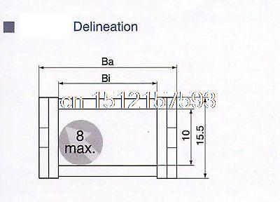 1000mm 10 x 15mm Cable Drag Chain Radius 18mm Wire Carrier 10*15*R18