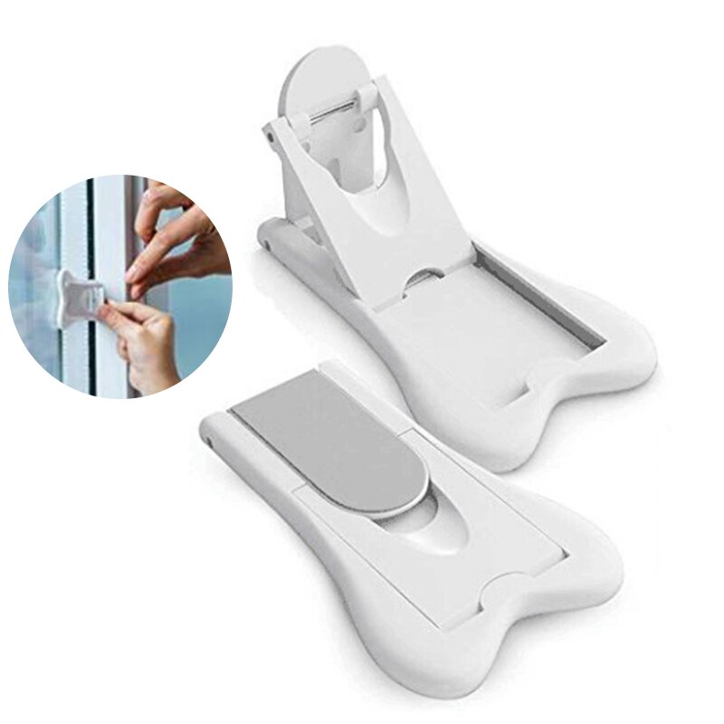 Baby Abs Anti-Snuifje Beveiliging Deurslot Moving Window Lock Veiligheidsslot Baby Schuifdeur Raam Bescherming Lock Lock
