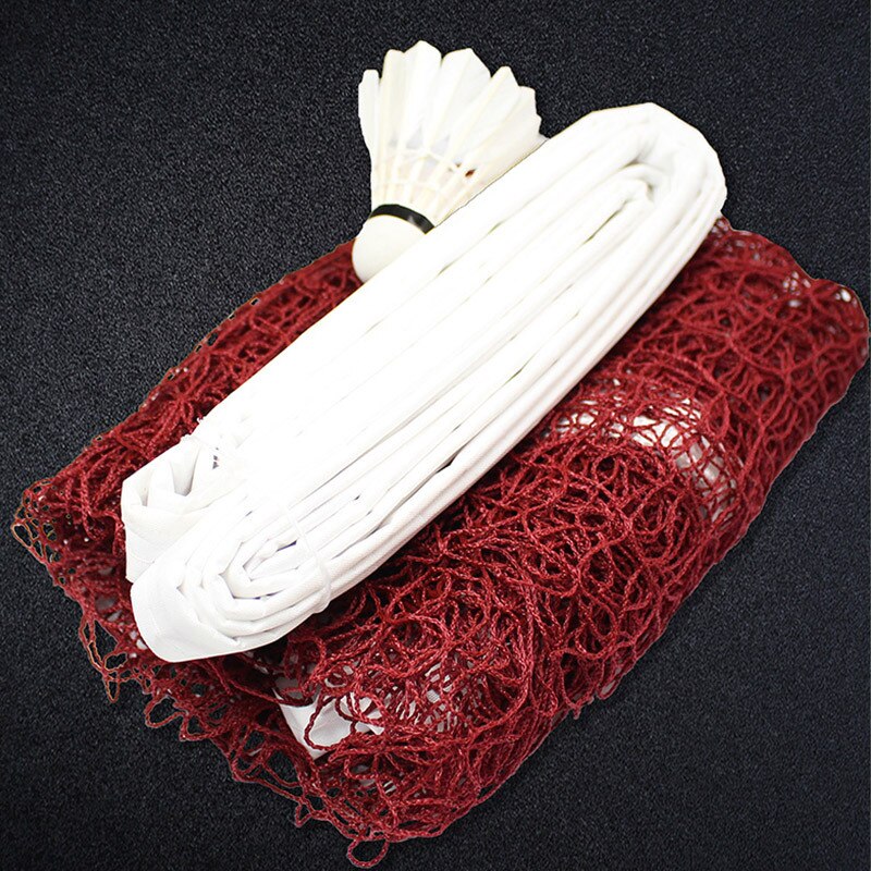 Filet de Badminton portatif Standard de réseau quadrilatère de polypropylène de trou de l'amour Baxter 2.4 par la corde en Nylon