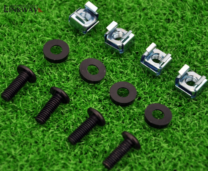 M6 screws (screw+washer+cage nut) Cabinet rack mounting fixing screws