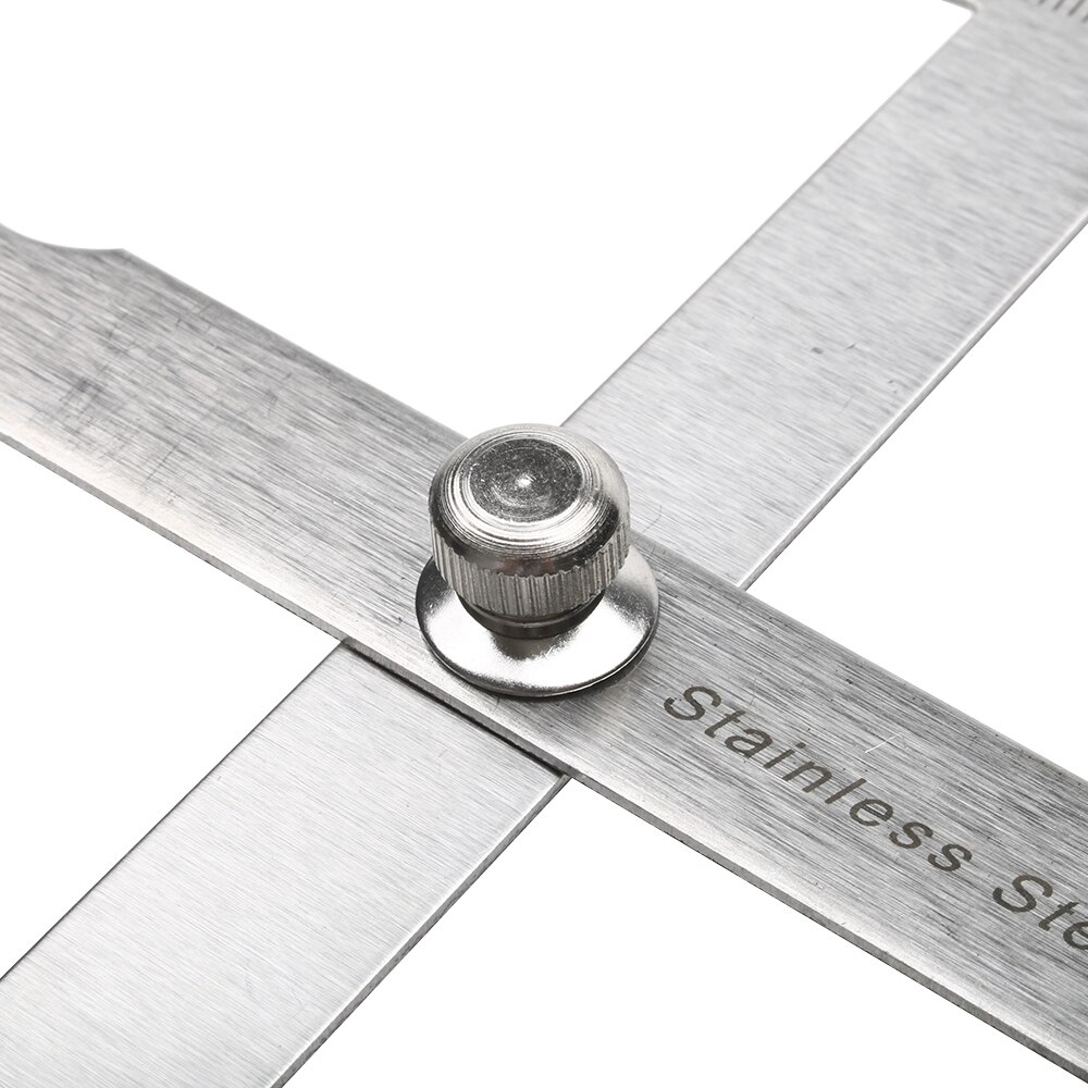 10cm 15cm 30cm 180 Degree Adjustable Protractor multifunction stainless steel roundhead angle ruler mathematics measuring tool