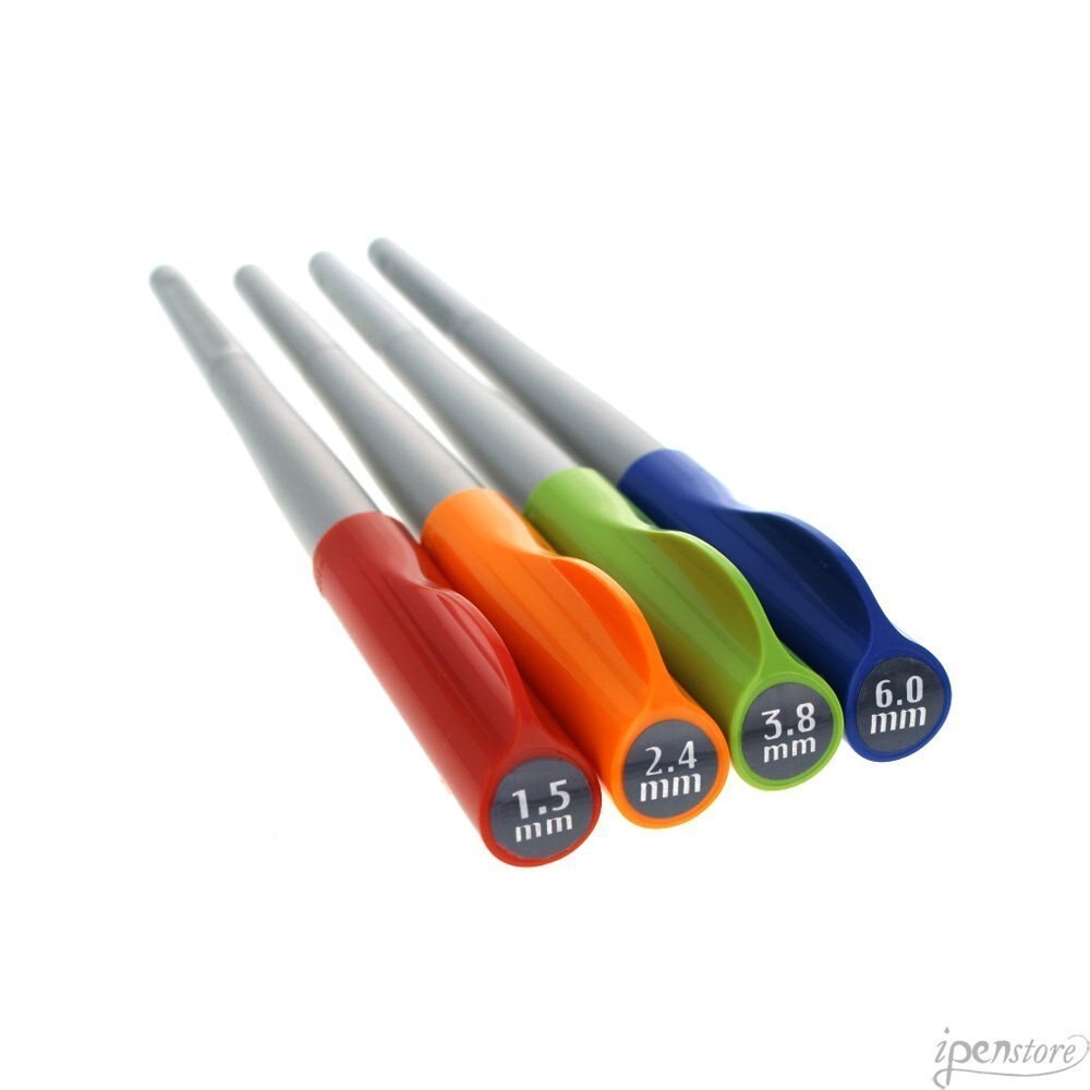 Pilot Parallel Fountain Pen Lettering Brush Pen 1.5mm 2.4mm 3.8mm 6mm with Bundle Ink Calligraphy Pens Japan Stationery