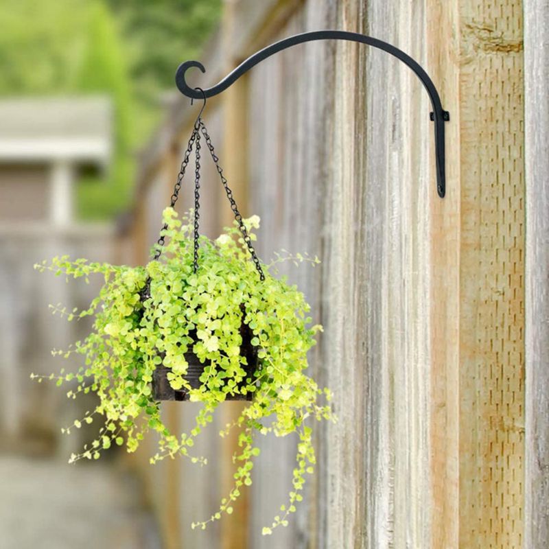 Maceta nórdica de flor para colgar en pared, soporte de planta, gancho para soporte, decoración de balcón