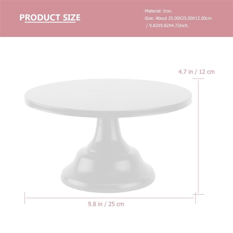 1 Pc Practical Cake Pallet Cake Stand Fruit Holder Iron Fruit Rack Dessert Table High Foot Tray Cake Rack Wedding Props