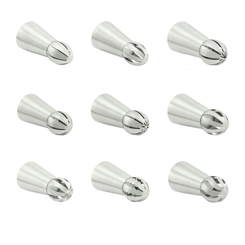 Unibird 1Pc 304 Stainless Steel Icing Piping Cream Nozzles Russian Pastry Flower Tips for Cake Decorating Dessert Pastry Tools