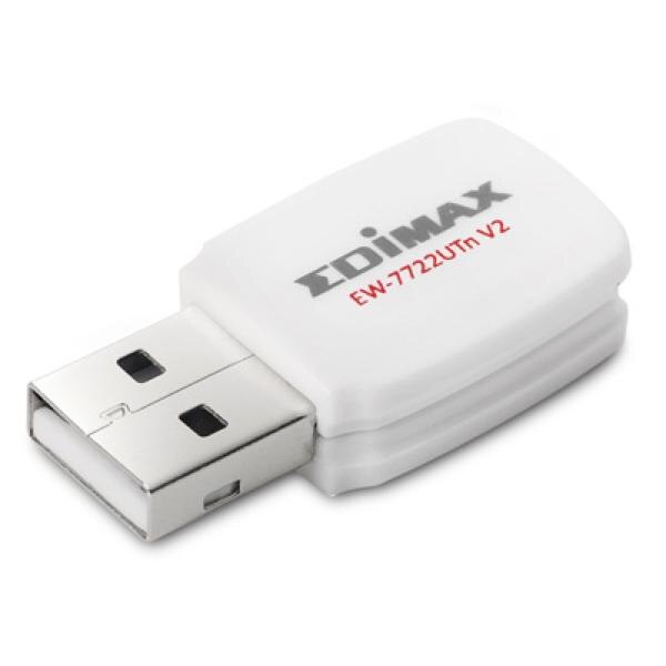 USB Adapter Edimax Pro EW-7722UTN V2 2.4 GHz WPS Wit