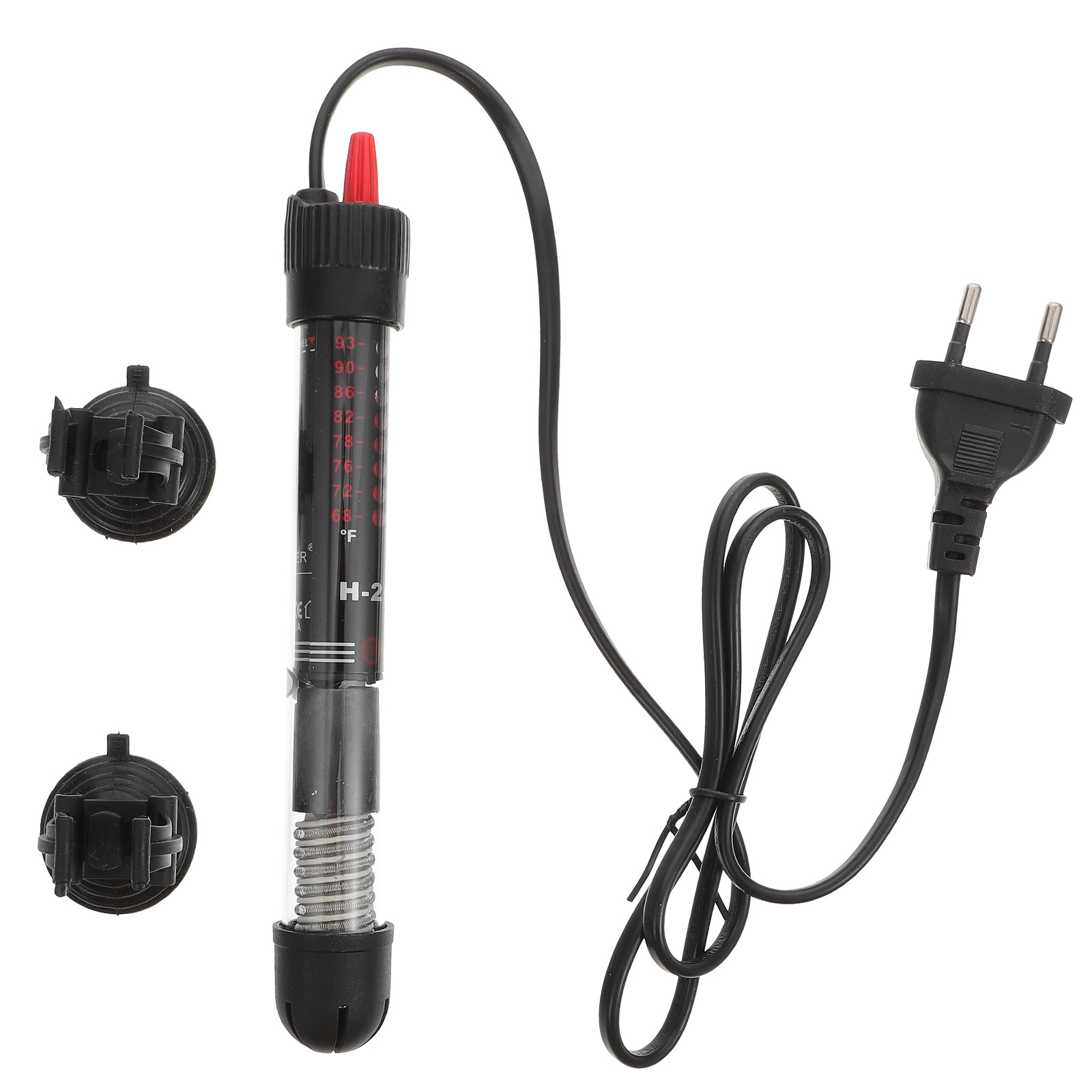 Glass Aquarium Heater Adjustable Fish Tank Heater Aquarium Heating Rod (Plug): Default Title