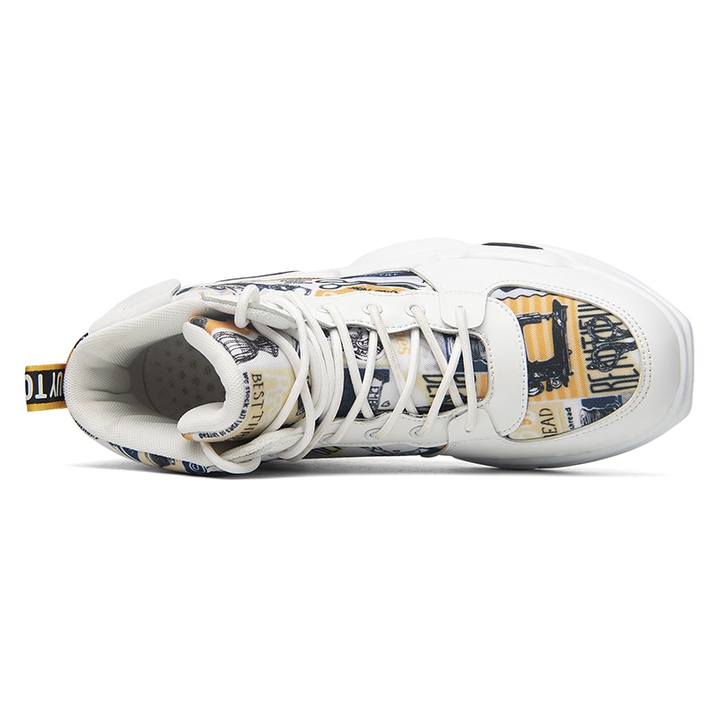 Heren sneaker winter heren schoenen heren casual schoenen ademende witte canvas schoenen heren high top non-leather casual schoenen
