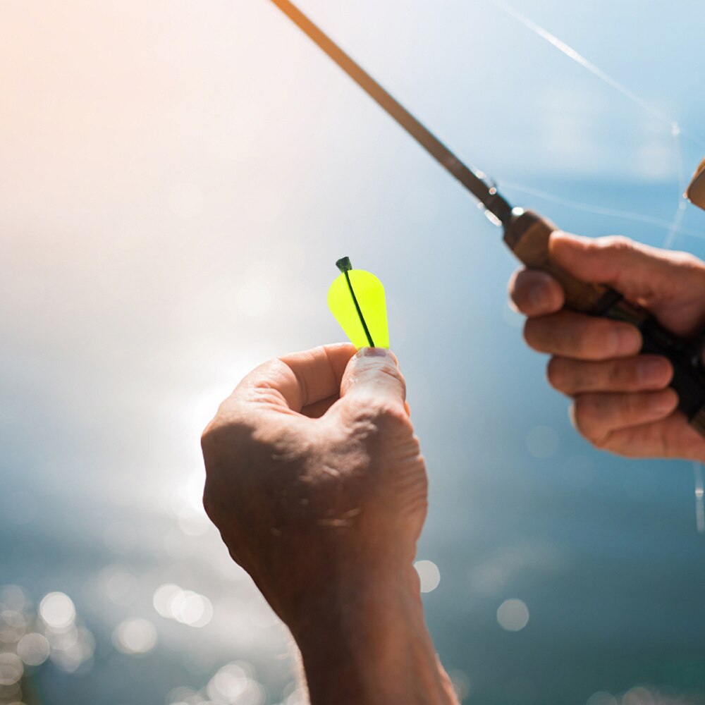 5 stk flydende fluefiskeri te dråbeform fiskeri flydende flydecylinder