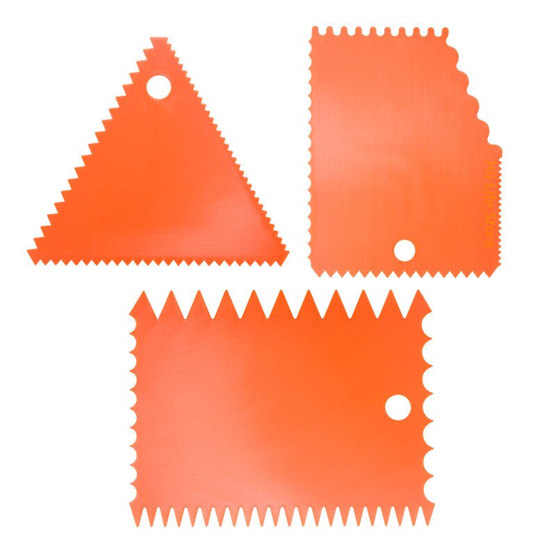 Keramik Schaber Werkzeug Tonne Skulptur Kontur Keramik Skulptur Werkzeug DIY Tonne Textur Schaber Keramik Grobe bilden Werkzeug: 3Stck einstellen2 Orange