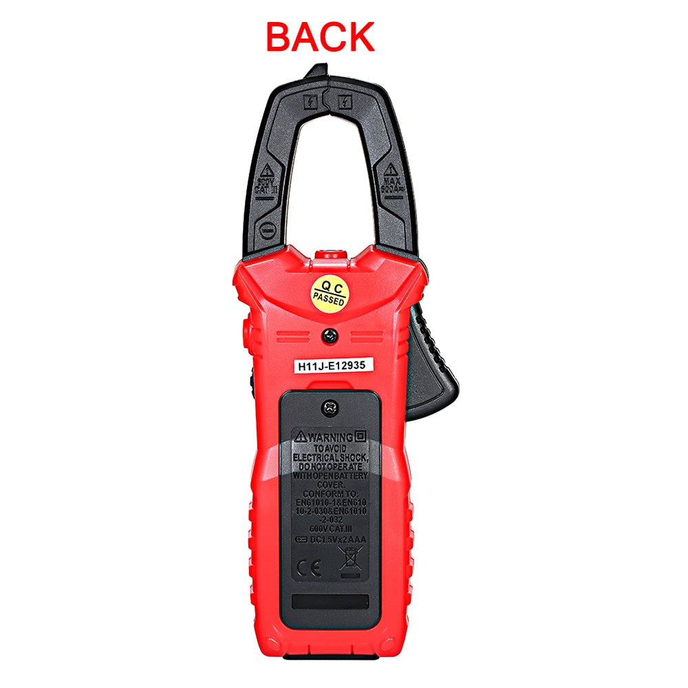 HABOTEST Digital LCD Ammeter AC/DC Amp Meter HT206A/HT206B/HT206D Clamp Meter Voltmeter Clamp Voltage Indicator Multimeter