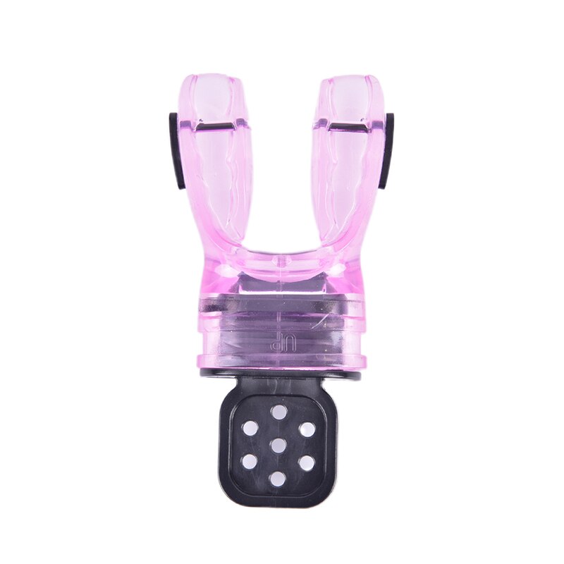 Snorkel regulator dykning mundstykke giftfri anti-allergi dyk mundstykke: Lyserød