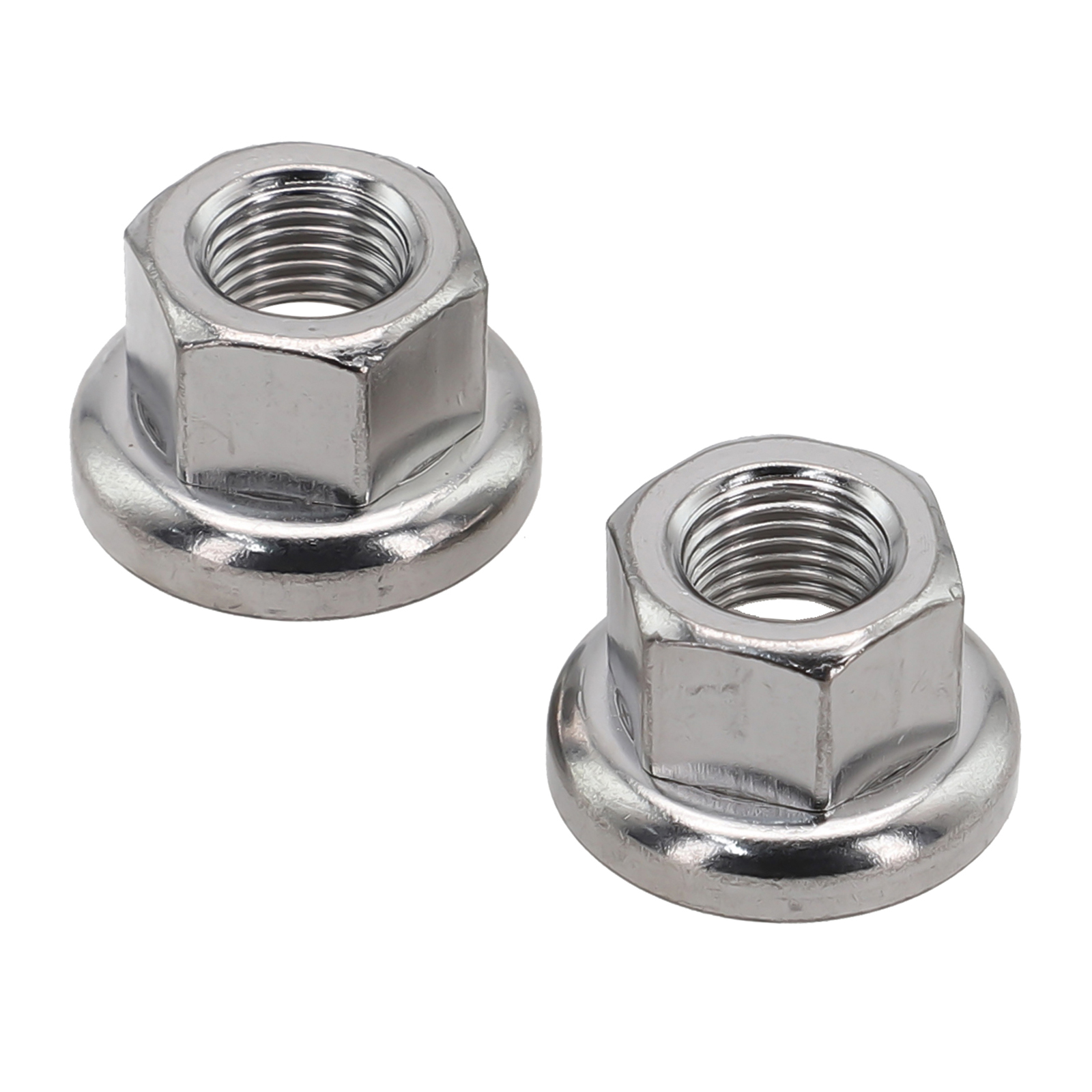 Écrou d'équipage de vélo M9 M10 3/8, 2 pièces, écrou de vis pour série de moyeux de vélo, moteurs, boulons de fixation de moyeu, accessoires de vélo