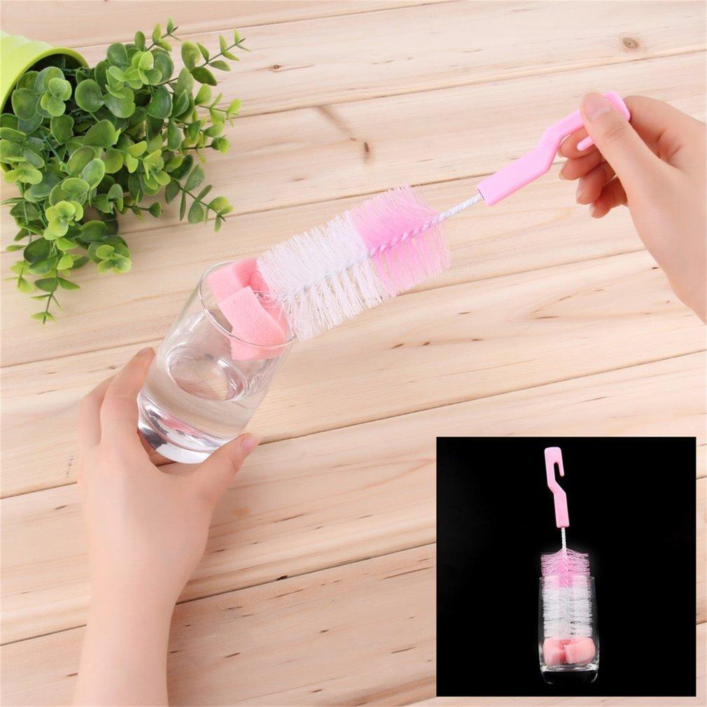 Baby Nipple Brush Bottle Brush Degree Sponge Cleaner With Pacifier Brush