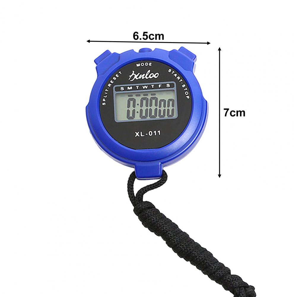 Digital Stopwatch Waterproof Compact Size Sports Timer Simple Operation Silent Stopwatch Timer Chronograph Devices