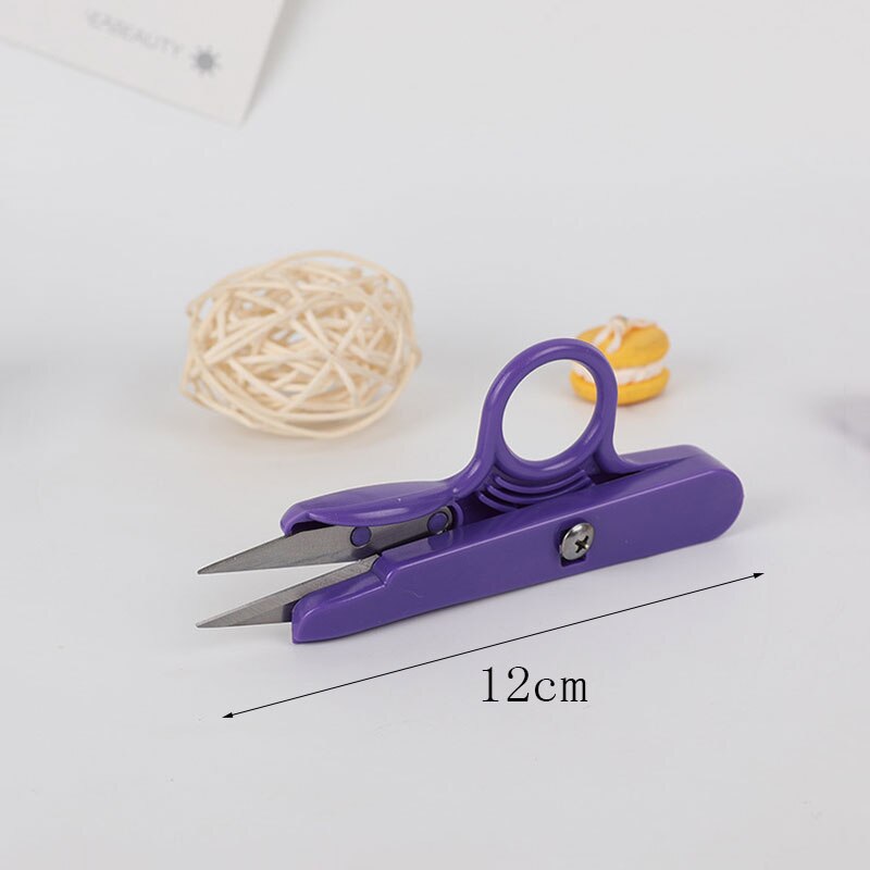 1 Pcs Scissors Sewing Spring Embroidery Thrum yarn scissors cross stitch clothing tailor U-cut head shear DIY Supplies