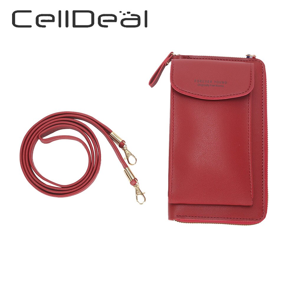 Vrouwen Portemonnee Beroemde Mobiele Telefoon Tassen Grote Kaarthouders Handtas Purse Clutch Messenger Schouder Lange Bandjes