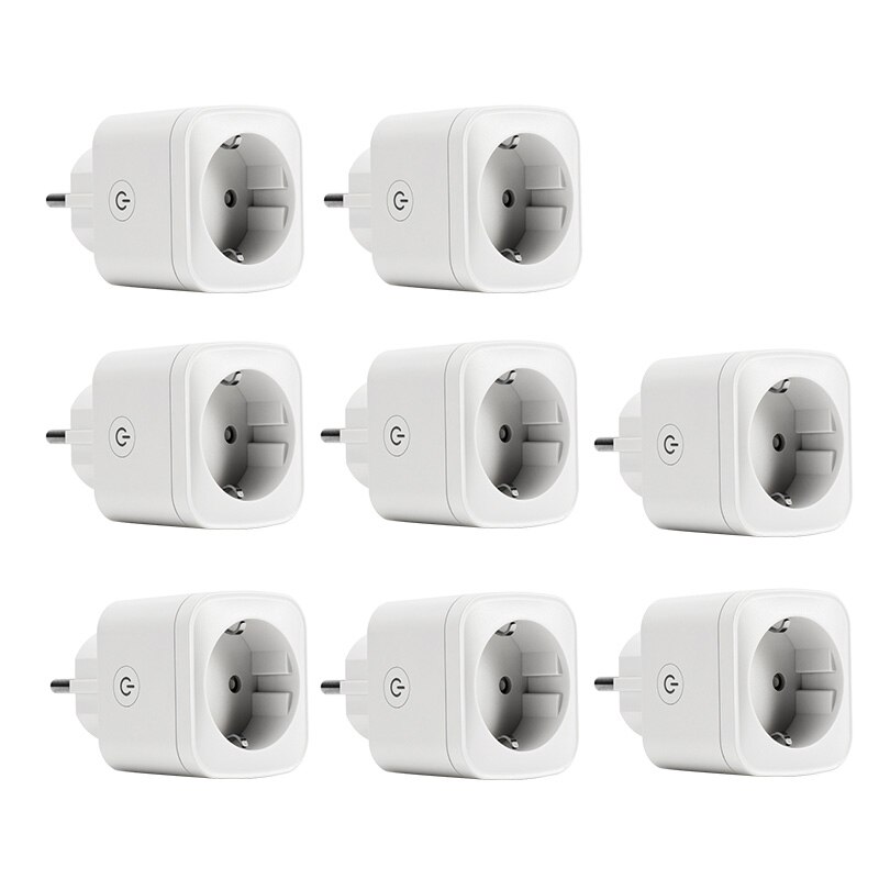 Smart WIFI Plug Socket Power Switch APP Remote Voice Control Timer Home Automation EU Adaptor Socket For Alexa Google Home Plug