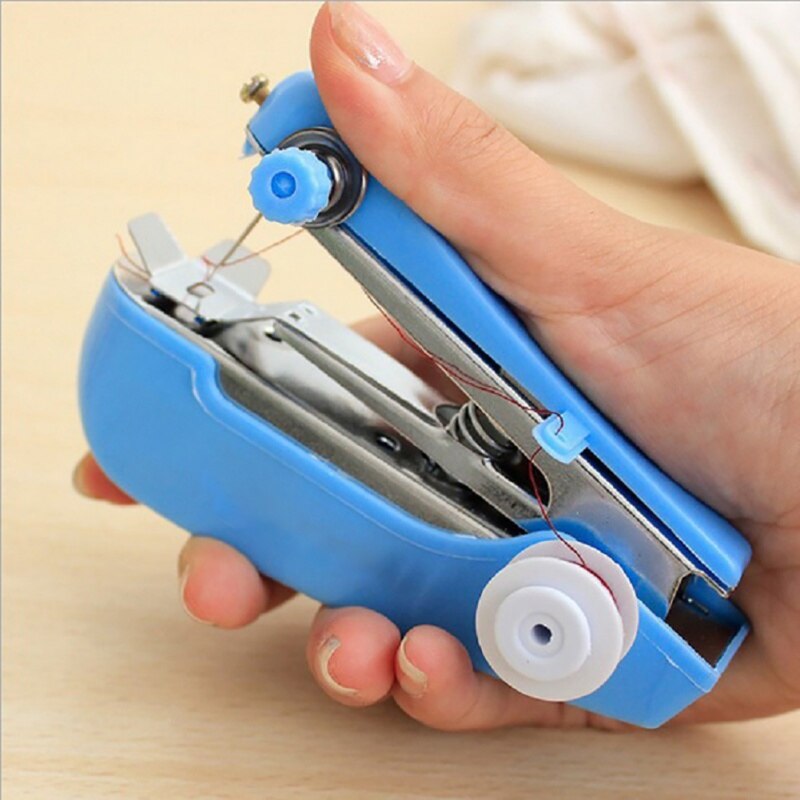 Portable Mini Manual Sewing Machine Simple Working Sewing Tools Sewing Fabric Manual Sewing Tool