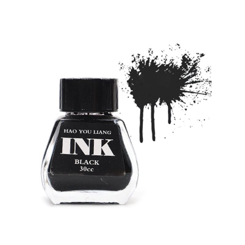 30ml 16 couleurs verre lisse écriture stylo plume encre costume pour recharge école étudiant papeterie fournitures de bureau: 03