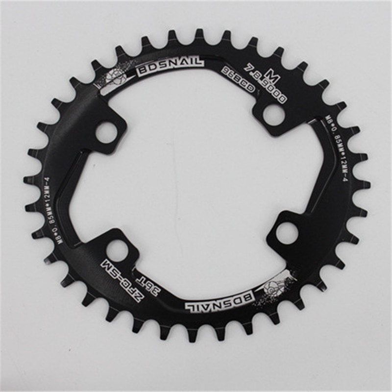 SNAIL MTB Bike Chainring Round Oval For Shimano M7000/8000/9000 32/34/36/38T 96BCD Narrow Wide Tooth Plate