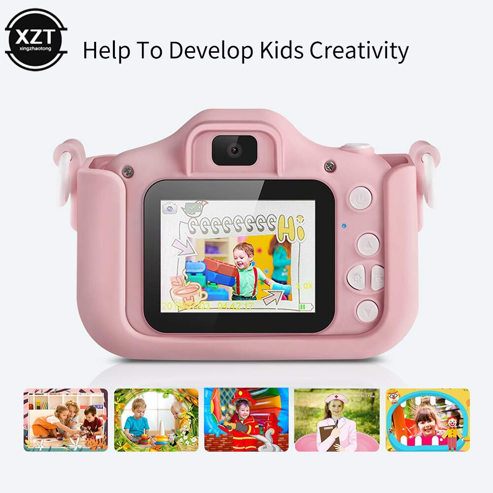 X8 2.0 Inch Screen Kids Video Camera Mini Digitale 12MP Foto Kinderen 2000W Hd Camera Oplaadbare Lithium Batterij Speelgoed